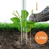 Claw Weeder Root Remover Outdoor Long Handle Killer Claw Weeder  Aluminum Stand Up Weed Puller Removable With Foot Pedal 4