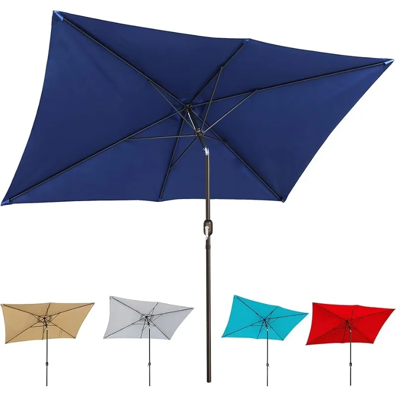 10'-rectangular-patio-umbrella-outdoor-market-table-umbrella-with-push-button-tilt-and-crank-navy-blue