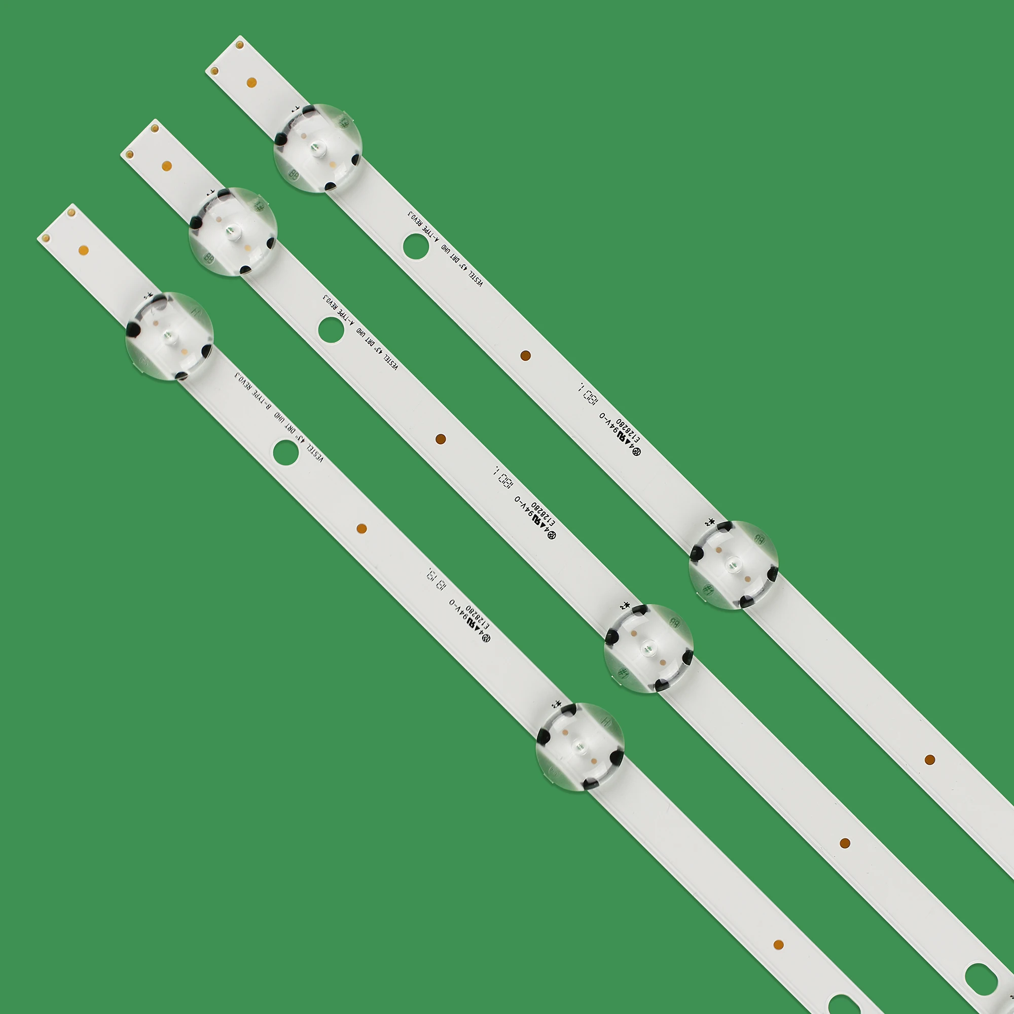 Tira Conduzida Luz de Fundo 9leds para Ves430qndl2d-u11 Jl.d43081330078gs-m Jl.d43091330 D43u600m4cw 43ht1700 43r6010 817 Milímetros - Imagem 3