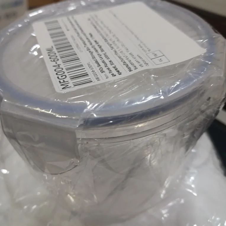 4Pcs Sealed Storage Box Transparent Kitchen Food Grain Organizer Storage Tank Plastic Large capacity Moisture-proof Sealed Jars photo review