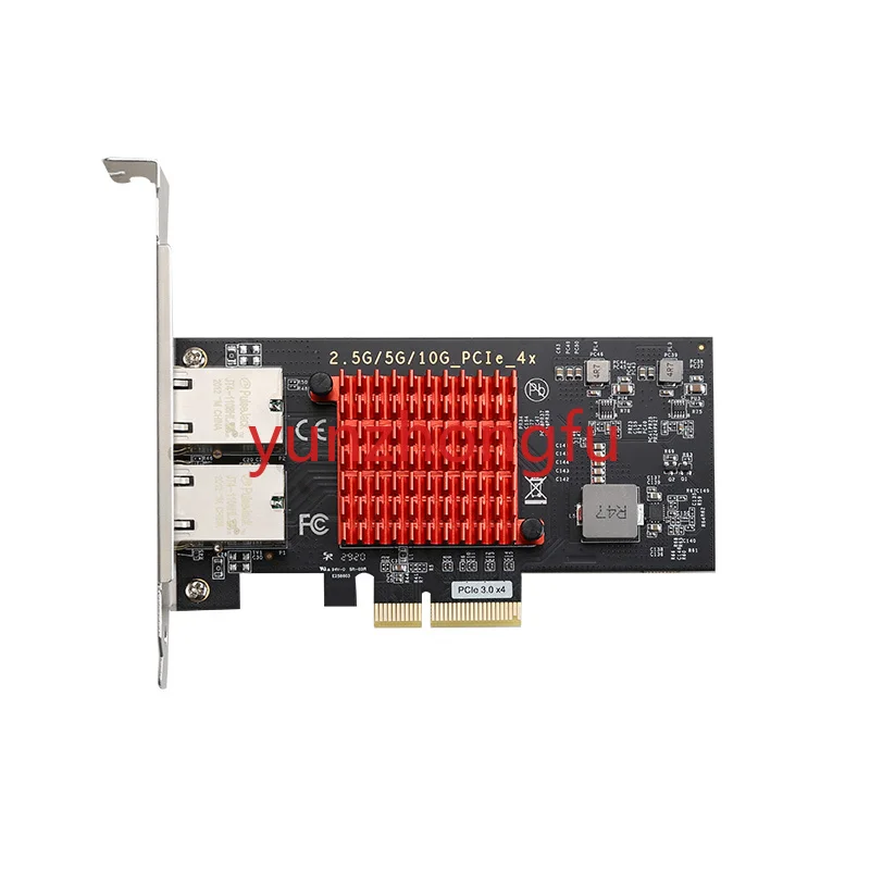 

Двойной сетевой адаптер RJ45 PCIe3.0-4X 10G/X550-AT2/2.5G/1G Lan