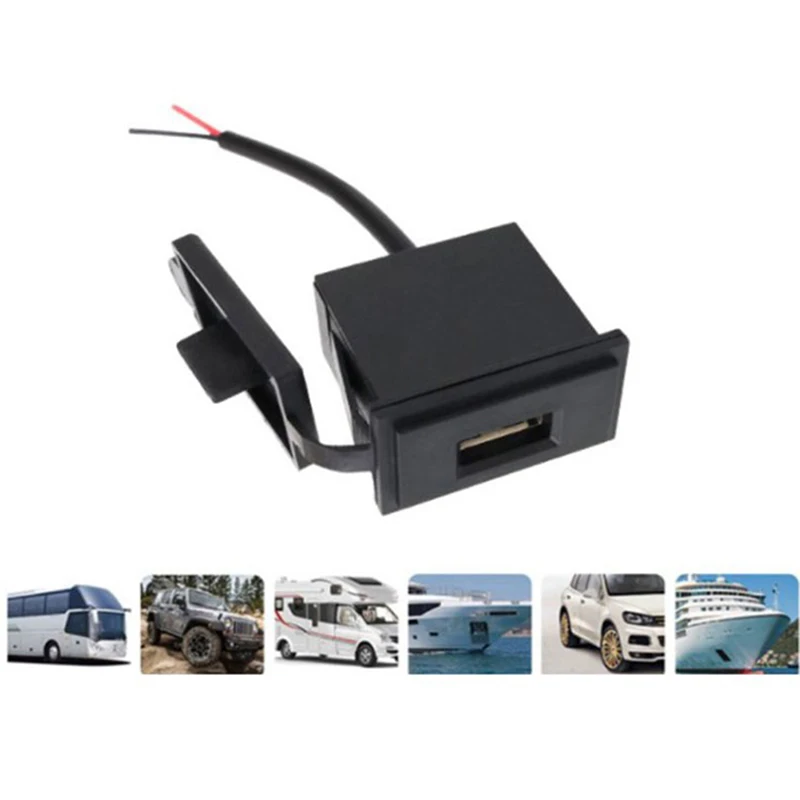 

Автомобильное зарядное устройство с одним USB-портом, 12 В/24 В, 5 В, а