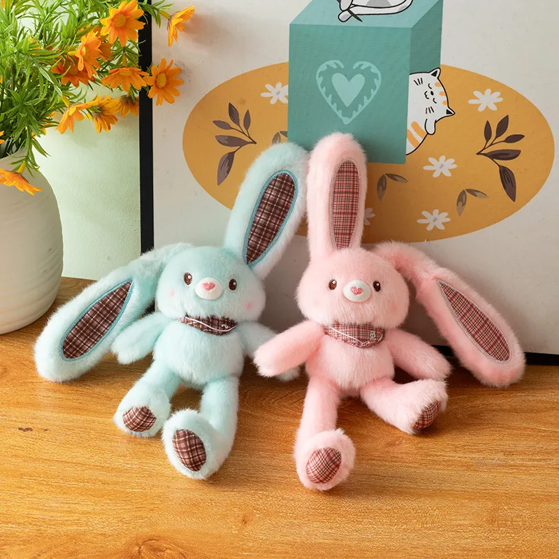 Colorful Kawaii Rabbit Plush Toy - Soft and Cuddly Bunny Doll Gift