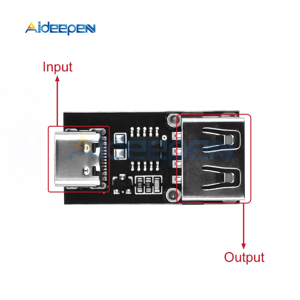 6 stuks type C PD/QC/AFC-snellaaddecoy-triggermodule, ondersteuning 5 V 9 V 12 V 15 V 20 V vaste spanningsuitgang, Decoy Fast Charge Trigger module