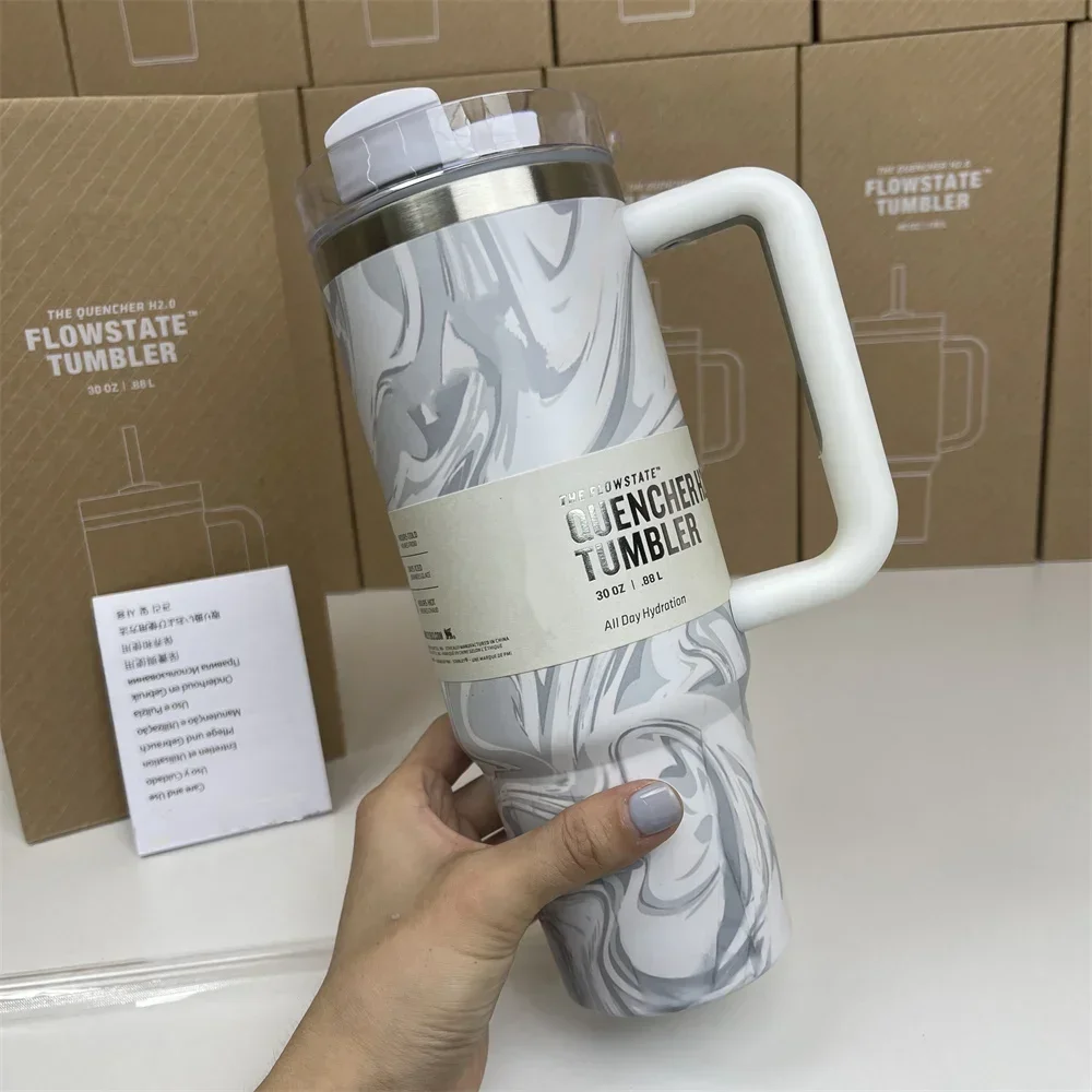 Вакуумный стакан с крышкой из нержавеющей стали, 40 унций | AliExpress