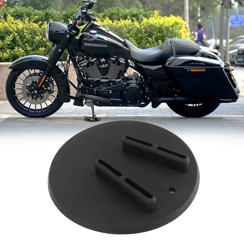 Motorcycle Kickstand Pad Kick Stand Coaster Puck For Harley Davidson Touring Sportster