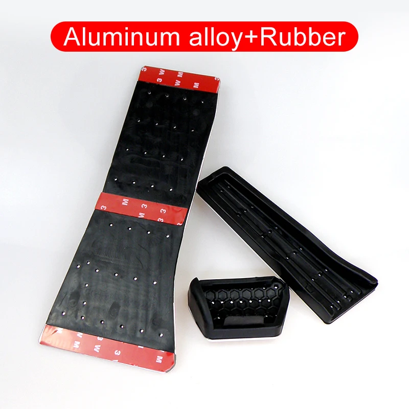 Car Accessories For BMW X5 X6 E70 E71 E72 F15 F16 F85 F86 Aluminum Footrest Pedal Accelerator Brake Pedals Cover Anti-Slip Pads 3