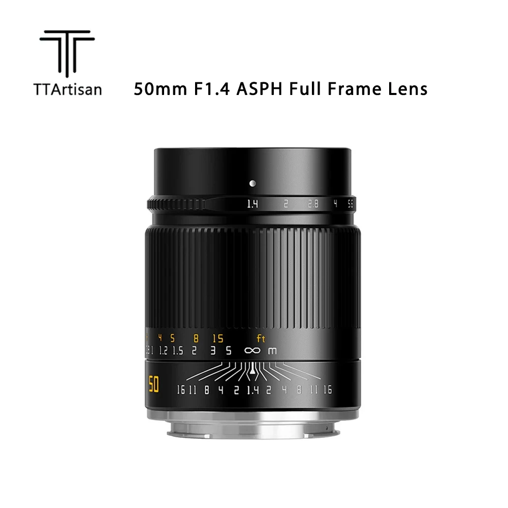 Ttartisan 50Mm F1.4 Asph Obiettivo Full Frame Obiettivo Di Messa A Fuoco Manuale Per Sony E Canon Rf Nikon Z Sigma Lumix Leica L Mount Fotocamere Mf L