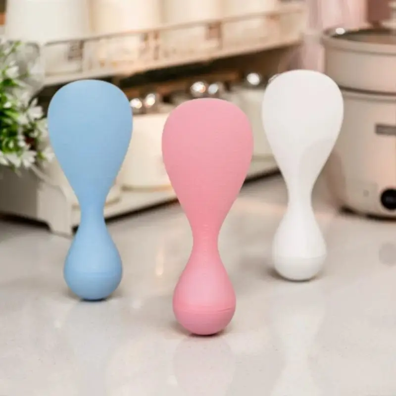1Pcs Creative Non Stick Rice Spoon Practical Kitchen Tools Tumbler Rice Scoop Food Grade High Temperature Resistance Scoops