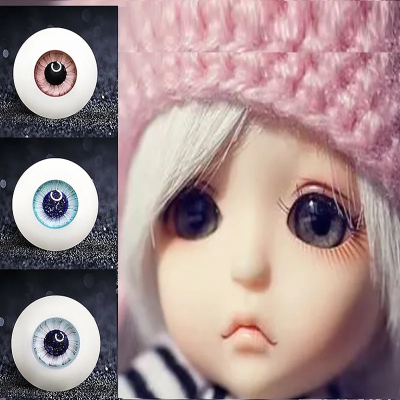 

BJD Doll Glass Eyeball Blue Brown Golden Eyeball For BJD Doll Accessories Parts