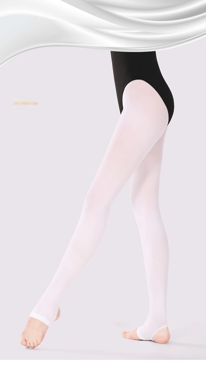 Ballett Steigbügel Strumpfhosen Mädchen Frauen 60D Tanz Strumpfhosen Leggings für Prüfung und Praxis – Detail 10
