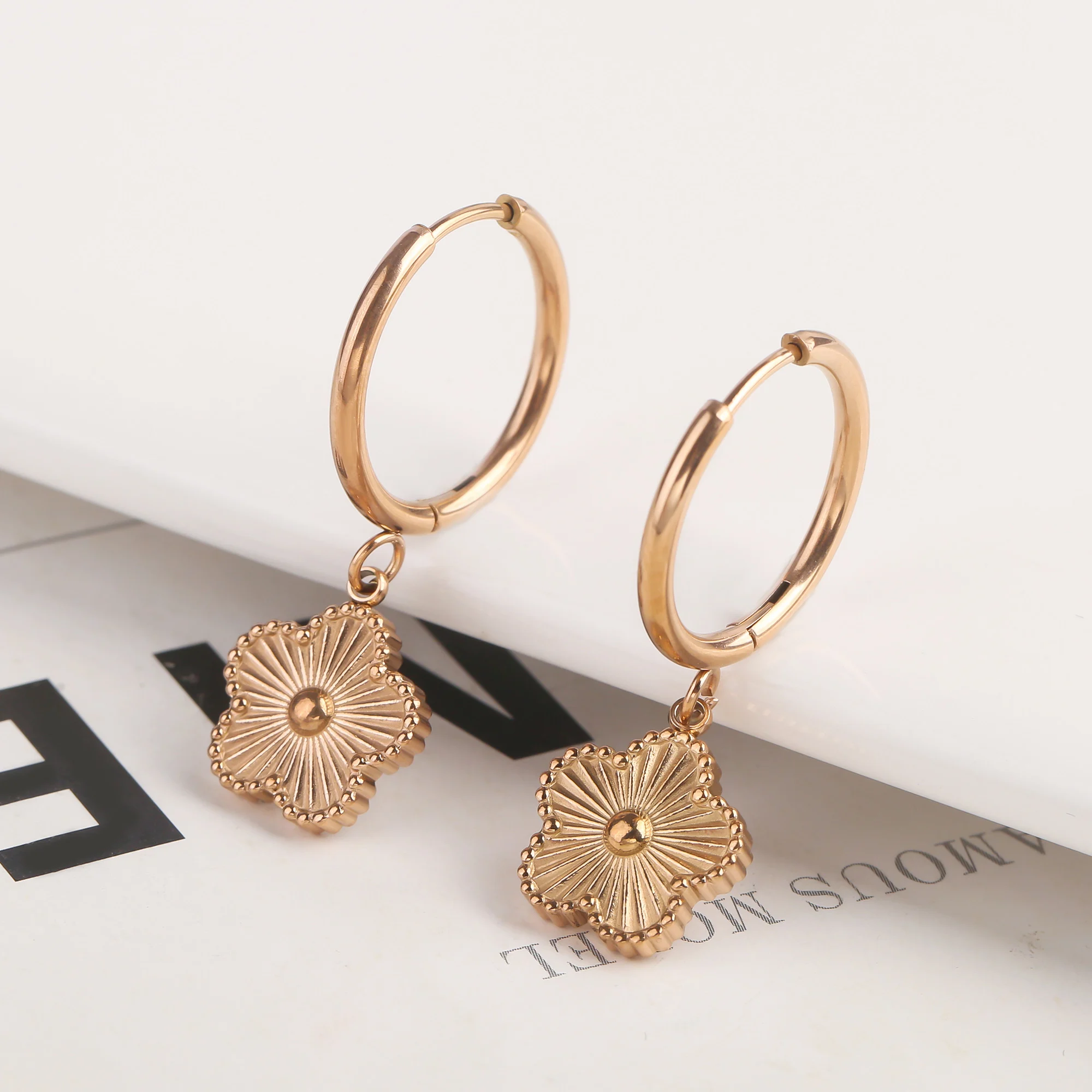Rose Gold Earrings