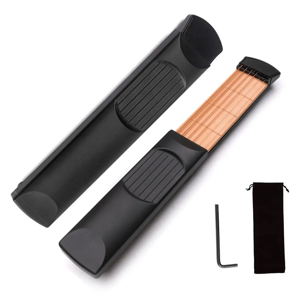 

Pocket Acoustic Guitar Practice Tools For Beginners 6-fret / 4-fret Fingerboard Chord Trainer Portable Guitar Gadget