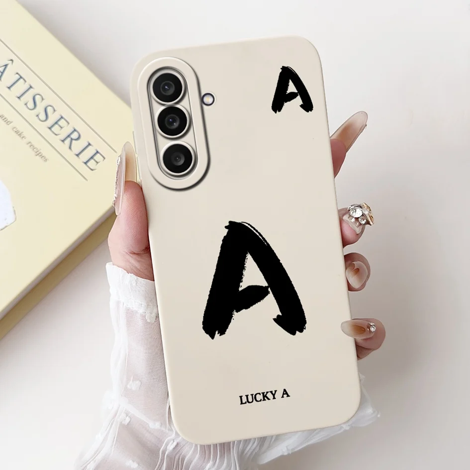 Luxury Alphabet Silicone Shockproof Case