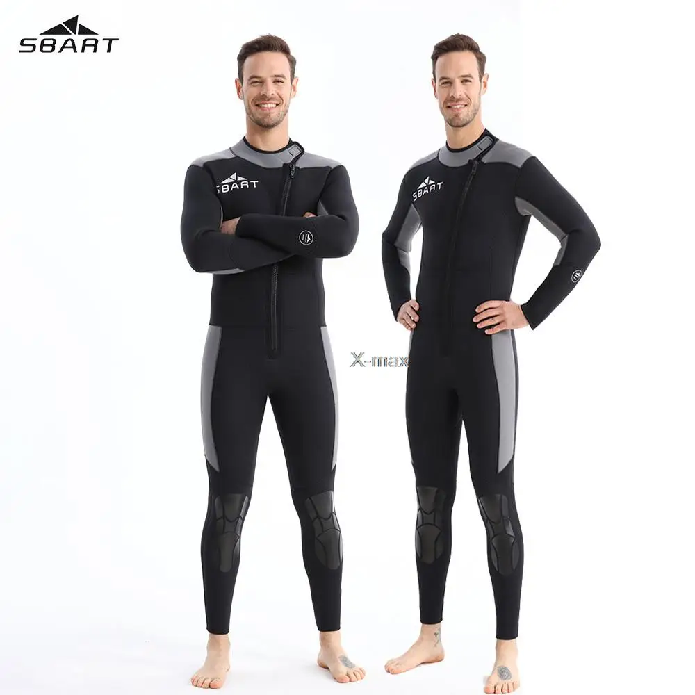 

1.5mm Neoprene Wetsuit Men's Long Wetsuit Keep Warm Outdoor Swimming Kayaking Surfing Drifting Wetsuit M-3XL