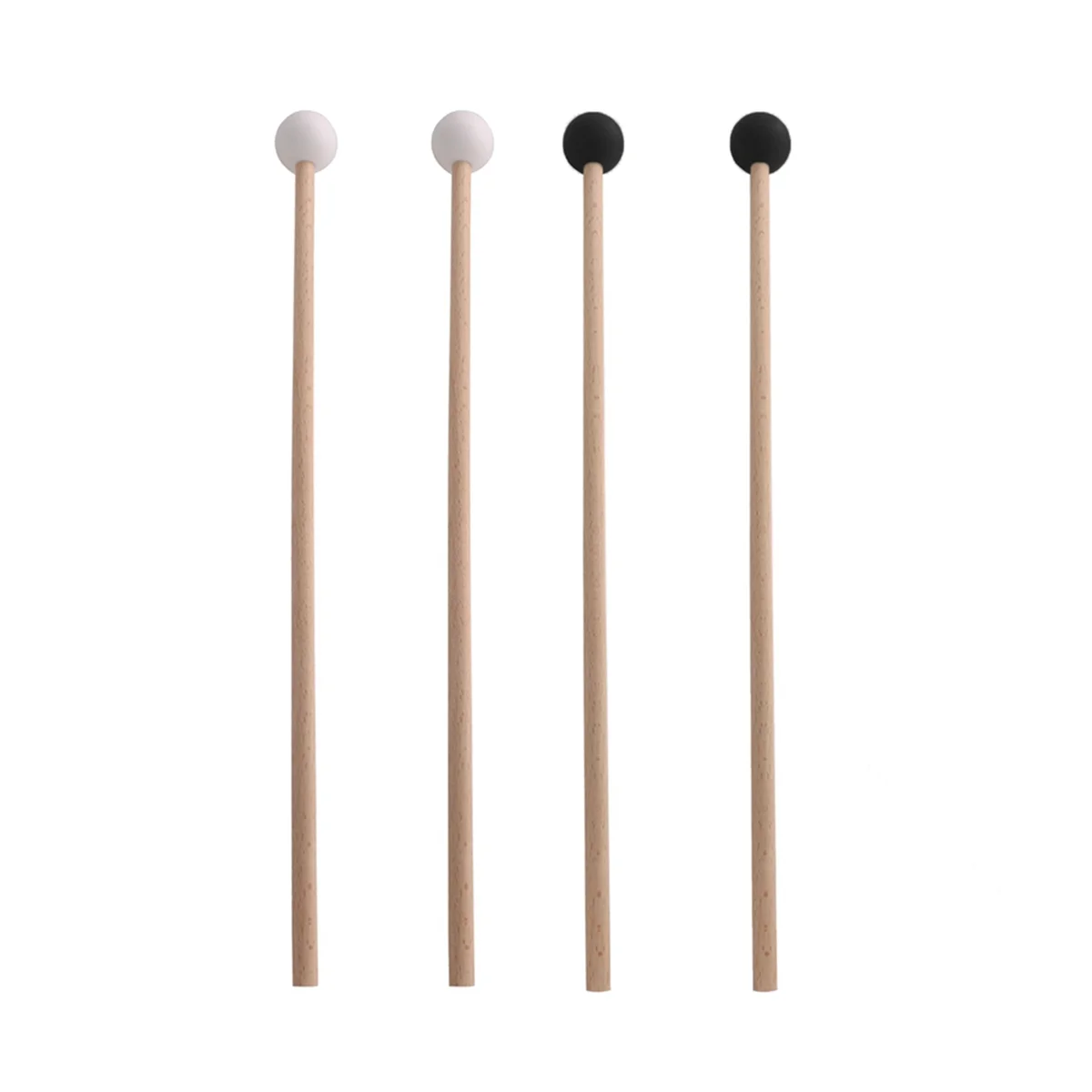 

2 пары резиновых палочек, строительный ксилофон/Marimba Mallets Hammer детали ударного инструмента Rubber