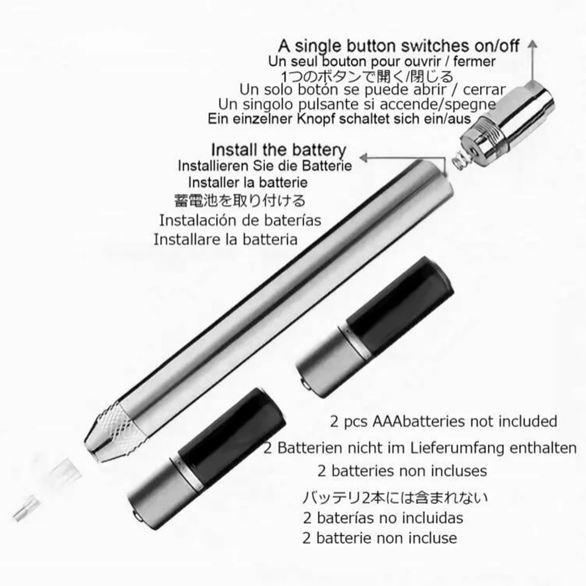 Red Aluminum Diamond Painting Tool Pen for 5D Art