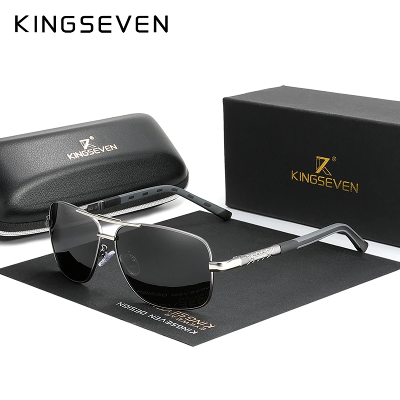 KINGSEVEN Marke Polarisierte Sonnenbrille Männer Neue Mode Sonnenbrille Angeln Platz Fahren Brillen Goggles Shades Mit_voghion.com