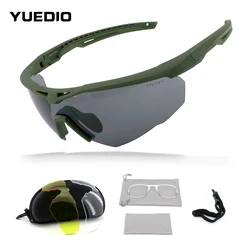 Enhanced Tactical Shooting Glasses - Windproof & Dustproof Safety Goggles (YJ - ZS - M504 - Green)