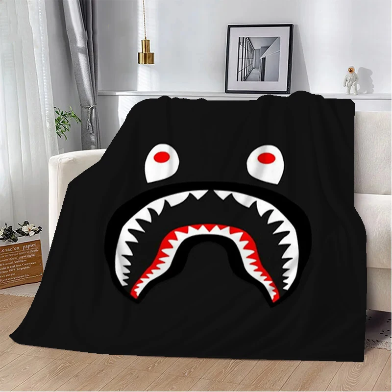 

Hairy Blanket for Living Room B-bape Fluffy Soft Blankets Bedspread on the Bed Bedroom Decoration Throw Decorative Sofa Fleece