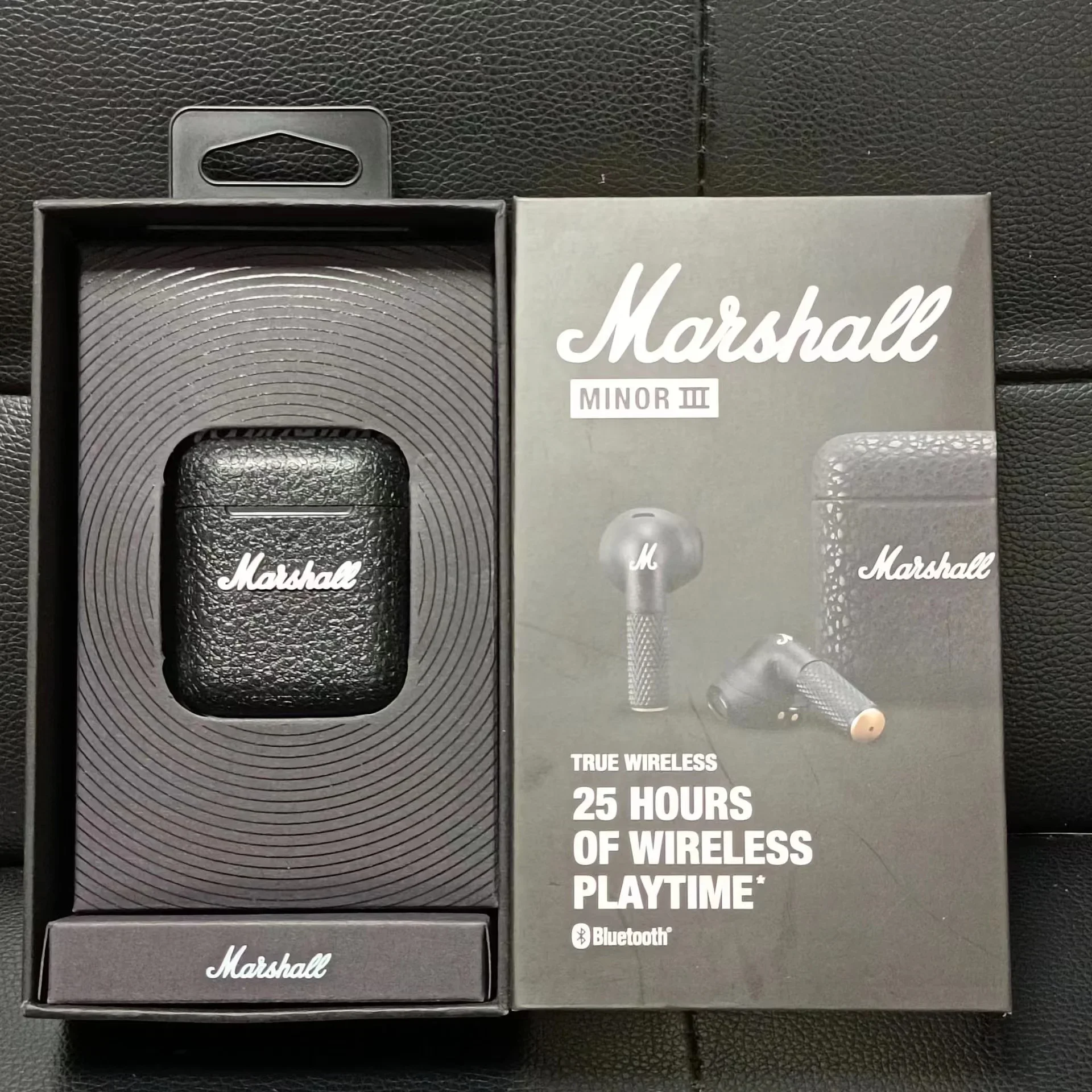 Original Marshall Minor III Wireless Earphones In-Ear Headphone Bluetooth 5.1 Headset Hi-Fi Subwoofer Sport Gaming Music Earbuds