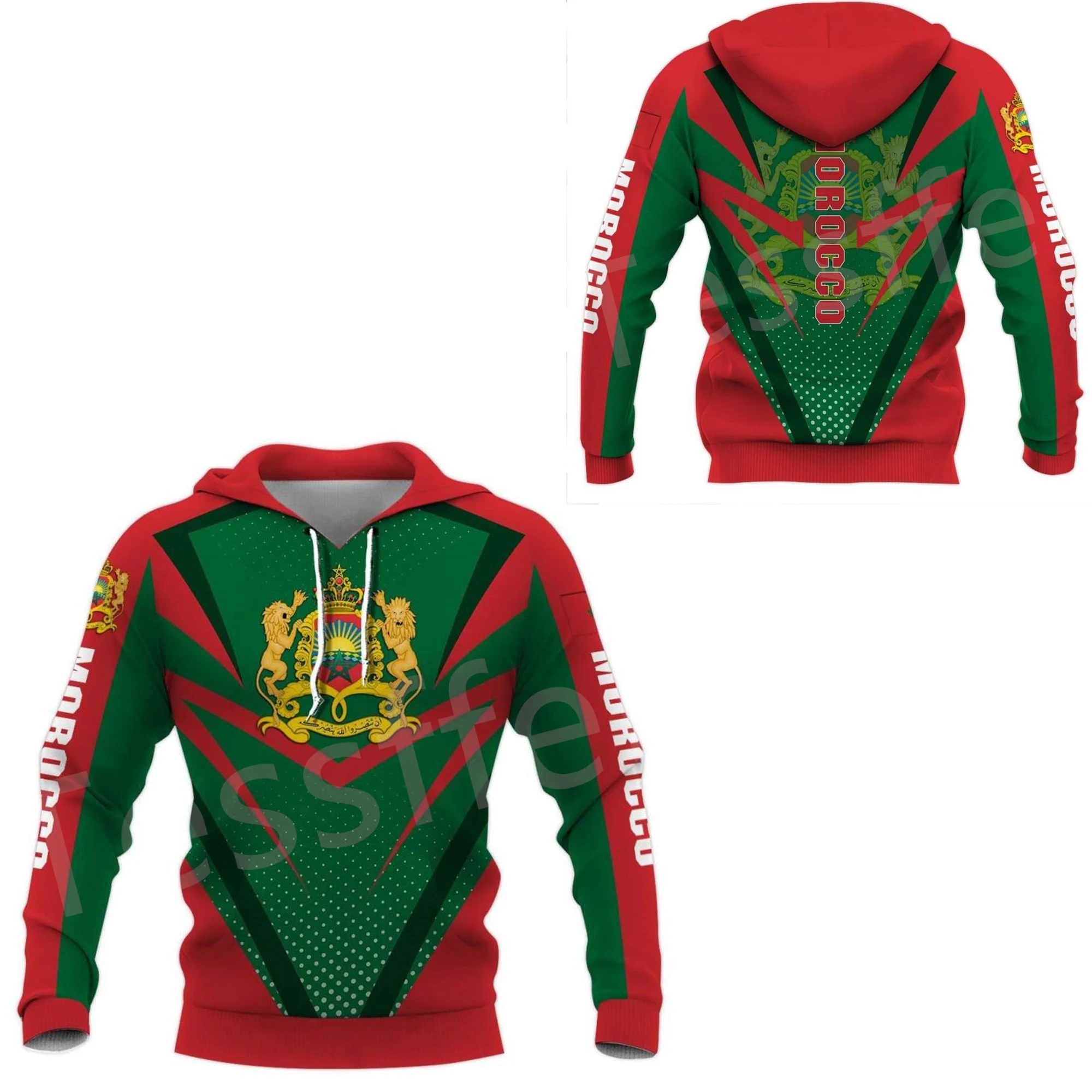 

Tessffel Black History Africa County Morocco Flag Tribe Tattoo Tracksuit 3DPrint Men/Women Streetwear Casual Pullover Hoodies 11