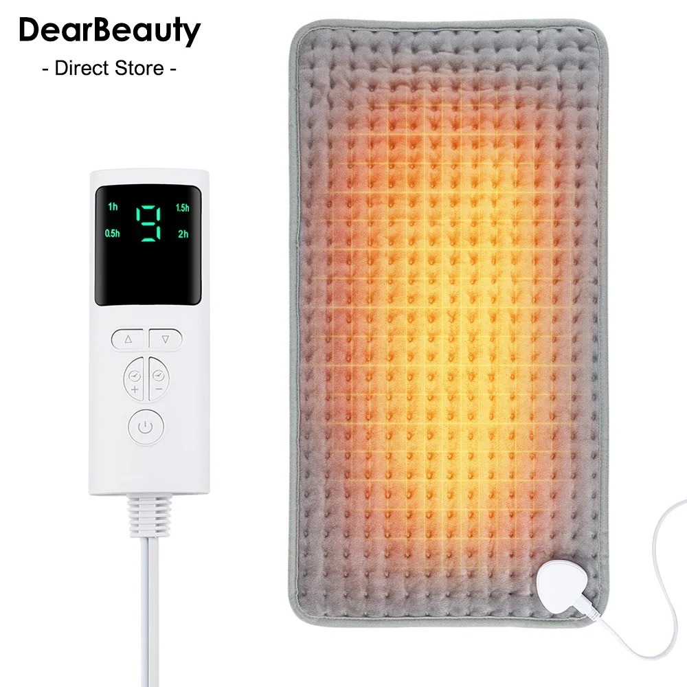Cobertor de Aquecimento Elétrico Multifuncional Almofada de Compressão Quente Tapete Térmico Carregamento Usb Grafeno de Aquecimento 30x60cm Inverno