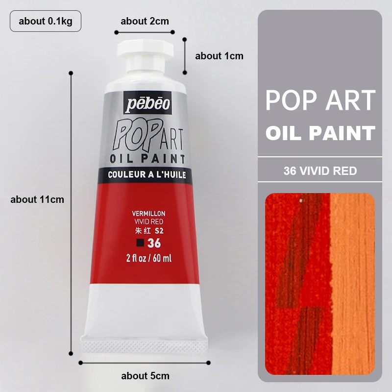 60ml/Tube Oil Paint Pigment High Saturation Colored Oil Painting Supplies For Student Artist Drawing Graffiti Watercolor Paints