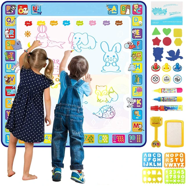 Kids Magic Water Drawing Board  Water Drawing Toys Mat Magic - 2023 New  Magic Water - Aliexpress