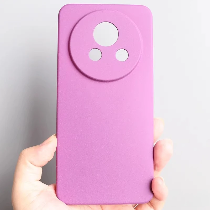 Ultra Thin Sandstone Matte Phone Case with Camera Lens Protection, Soft Silicone Back Cover