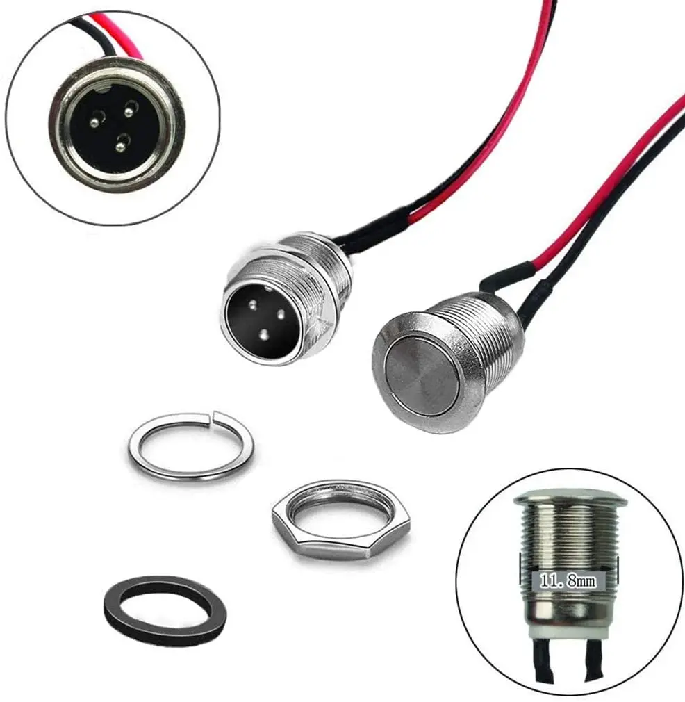 Hoverboard Charging Port Tech Hoverboard Charging Port (2 Pin) For Hover-1 Swagtron TOMOLOO Segway Smart Self-Balancing Electric Scooter
