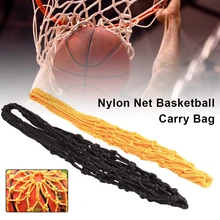 

Durable Nylon Net Basketball Carry Bag Portable Mesh Reticule Storage Bag For Volleyball Basketball Football Soccer High Quality