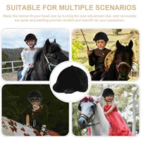 Toddler Equestrian Protective Kids Gear for Polypropylene Girls Horse Riding Children Hat Sports 2