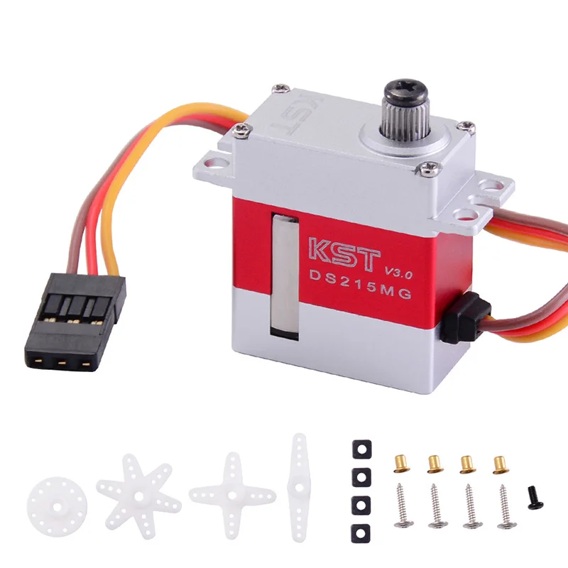 

KST DS215MG V3.0 Digital Version Coreless Swashplate CCPM/Rudder Servo For 380 450 480 500 RC UAV Helicopter