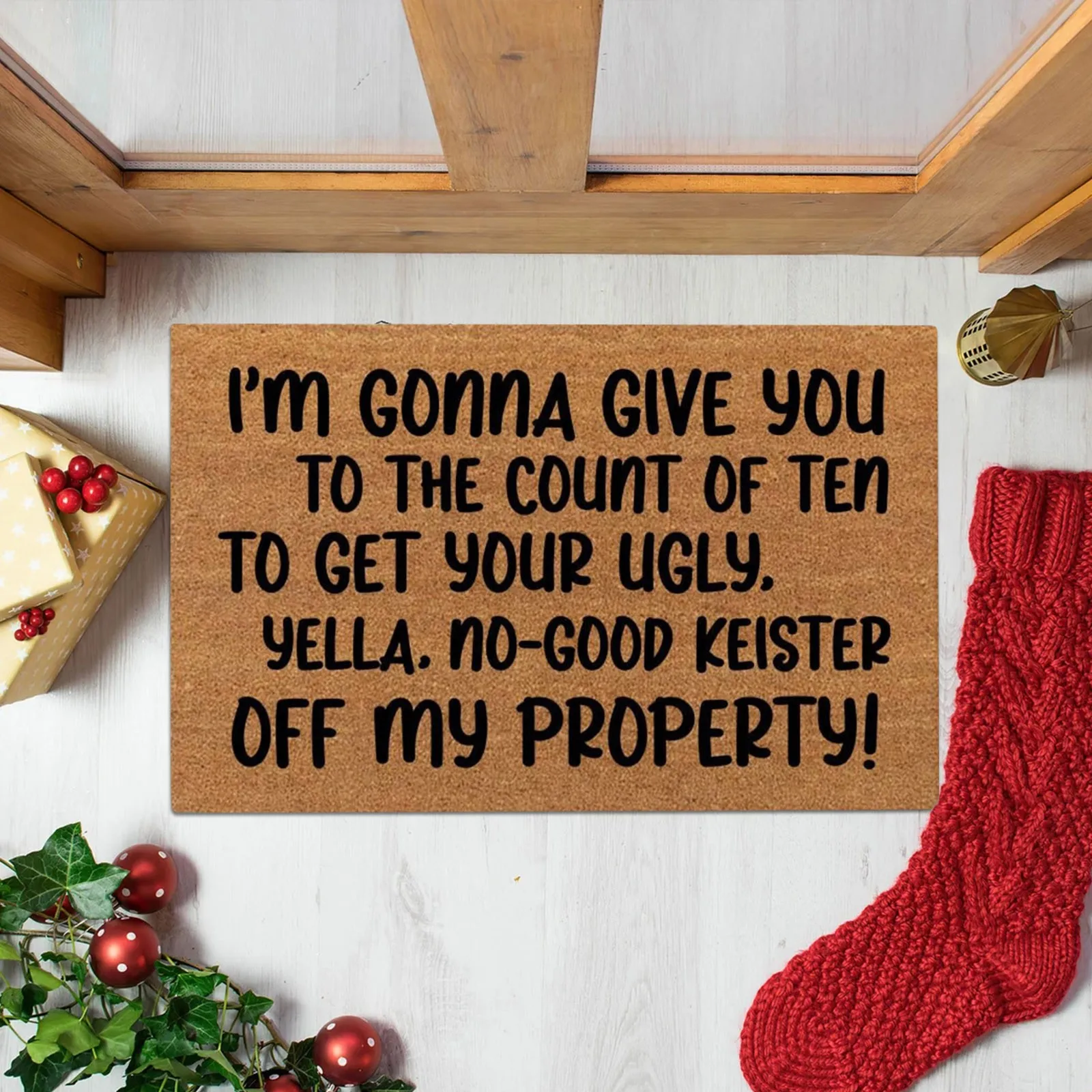 Рождественский коврик для входной двери с забавными надписями, мягкий декоративный мат для входной двери, ванной, сада, кухни Рождественский коврик для входной двери с забавными надписями, мягкий декоративный мат для входной двери, ванной, сада, кухни