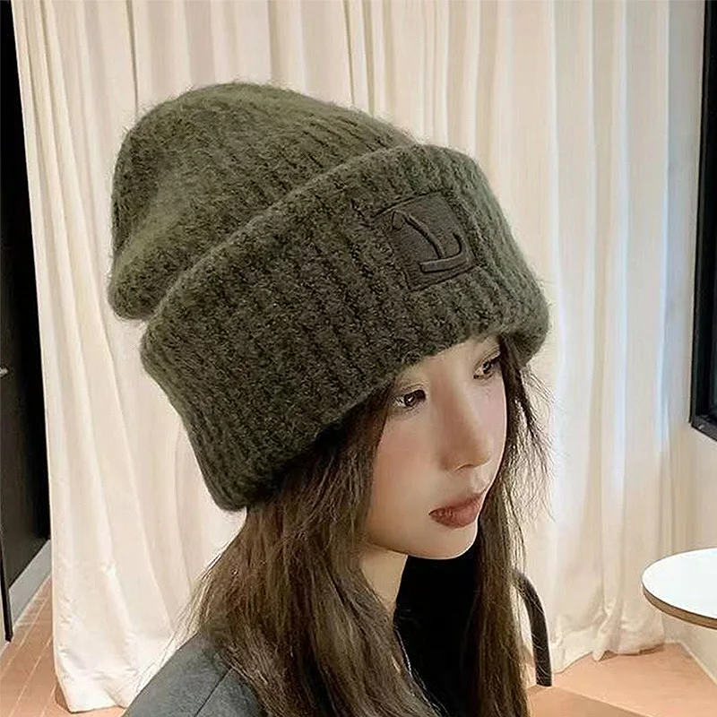VISROVER New Warm Winter Hat For Women Solid Autumn Fasion Wool Comfortable Beanies Best Matched Soft Bonnet Skullies Cap Gift 3