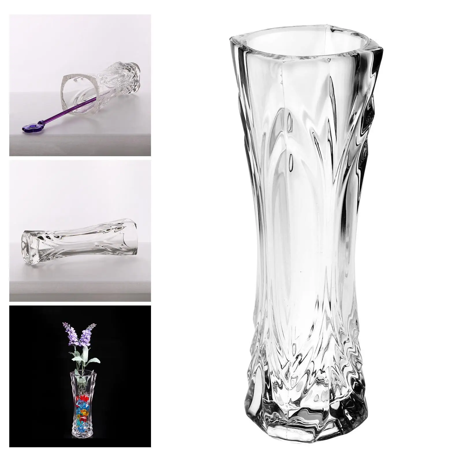 Flower Vase Decoration Organizer Bouquet Gift Desktop Flowerpot Bud Vase for Wedding Kitchen Bookshelf Office Valentine's Day