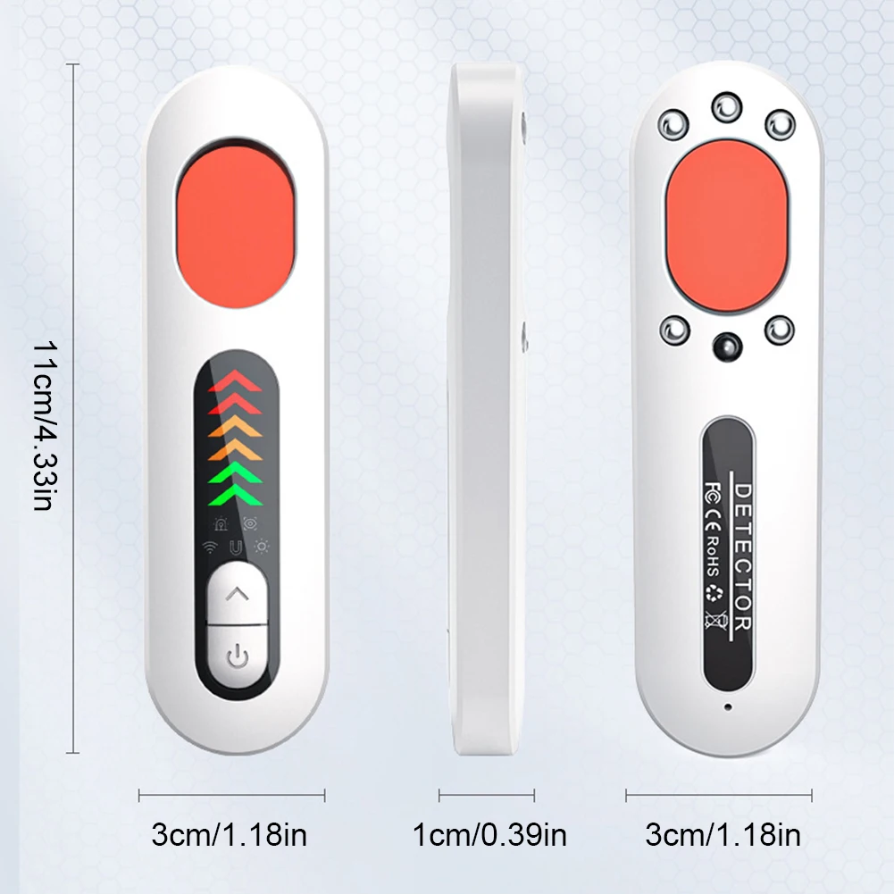 Anti Spy Hidden Camera Detector Alarm Spy Gadgets Wireless Infrared Car GPS Tracker Detector Search Devices