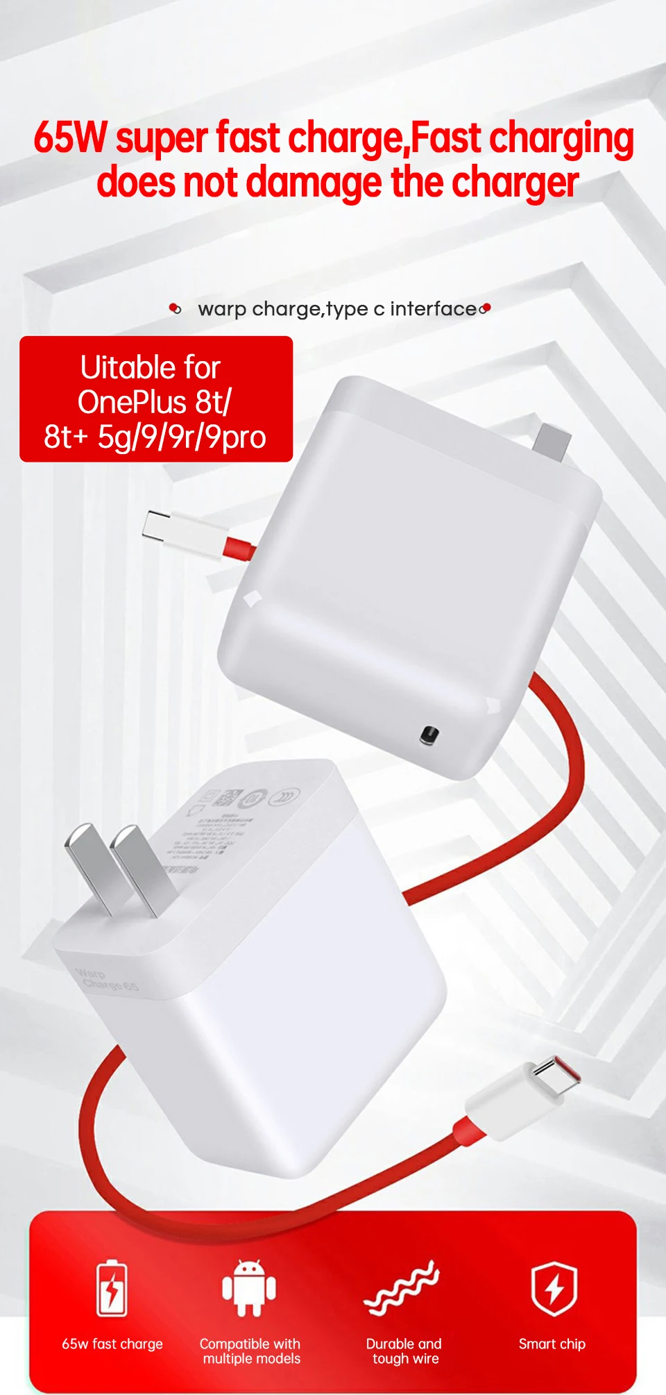 Warp Charger Oneplus Wireless Charger Fast Charging Oneplus Buds