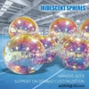 Hot Sales Giant Chrome Plated Inflatable Mirror Ball Reflective Mirror Sphere Disco Balloon For Christmas Party Decoration 3