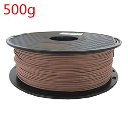 Premium Sublimation Wooden PLA Filament - Ebony & Red Sandalwood - 3D Printing Material (Available in 1kg, 500g, 250g) (Mahogany Wood-500g)