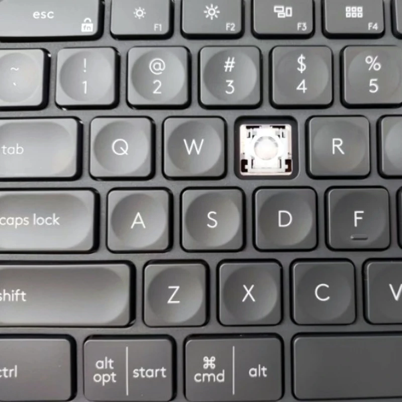 Tappo Chiave Di Ricambio Cerniera Pad In Gomma Per Tastiera Logitech Craft Mx Grey Keycap