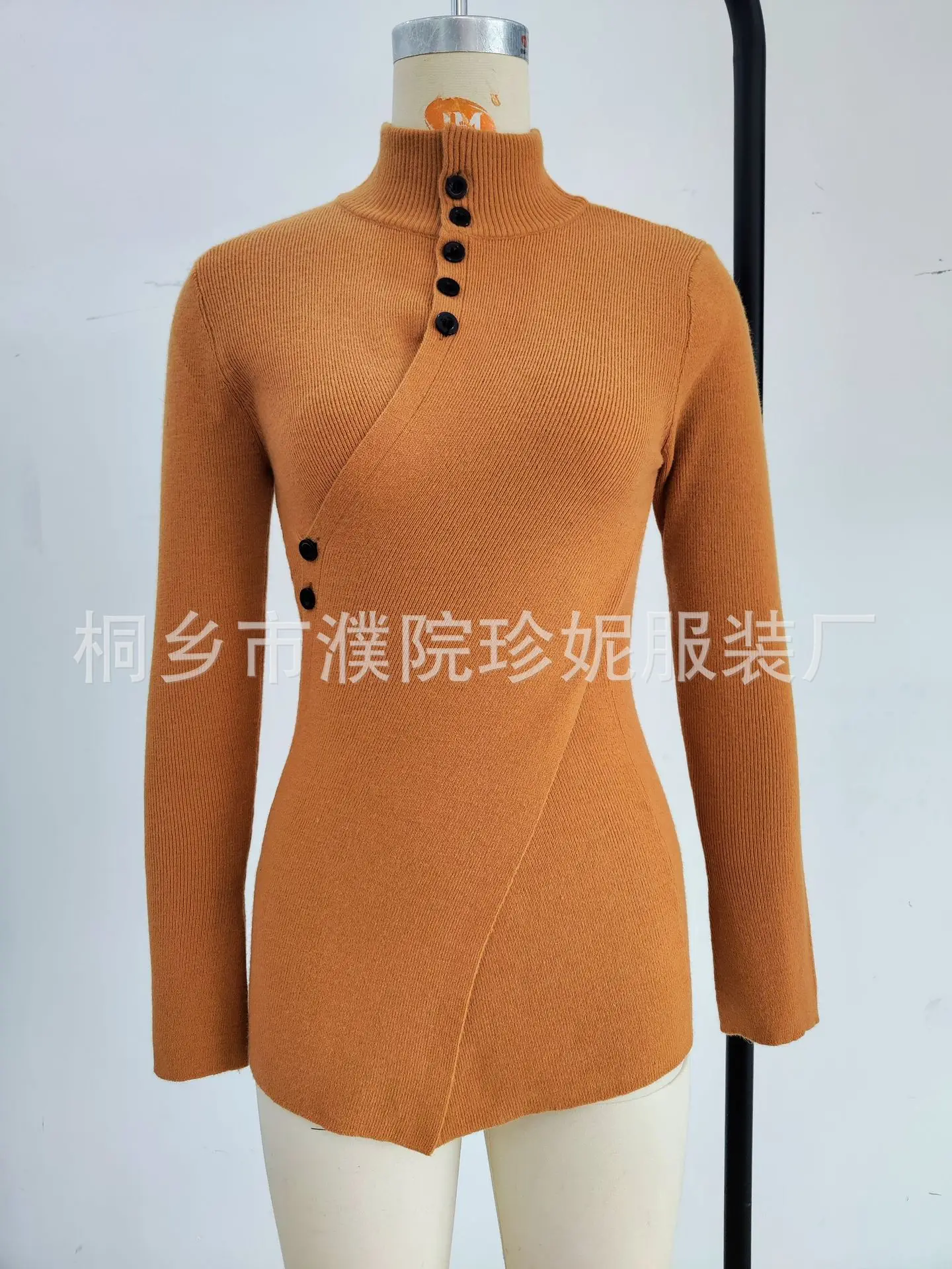 Women Knitted Turtleneck Sweater Autumn Spring
