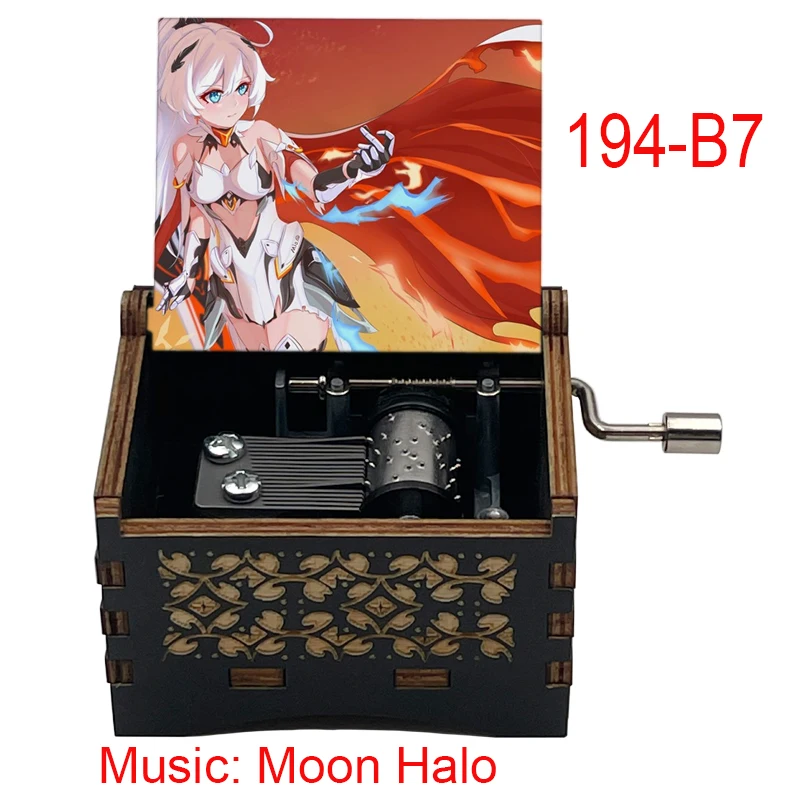 Game Honkai Impact 3 hand Music Box Anime Moon Halo music Toy For Kid Gift students birthday gift