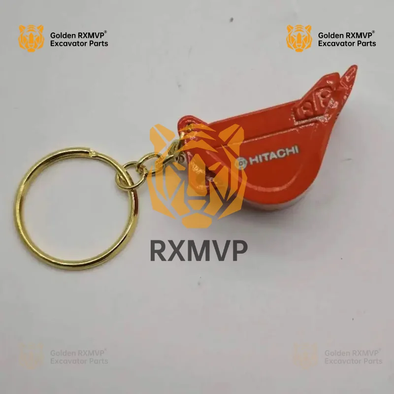 Bucket Key Chain car key 1pc For Hitachi Excavator Heavy Equipment Keychain