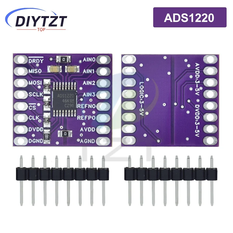 ADS1120 ADS1220 ADC 24��Ʈ ��ȯ�� ��� I2C ������ 24��Ʈ �Ƴ��α�-������ ��ȯ��