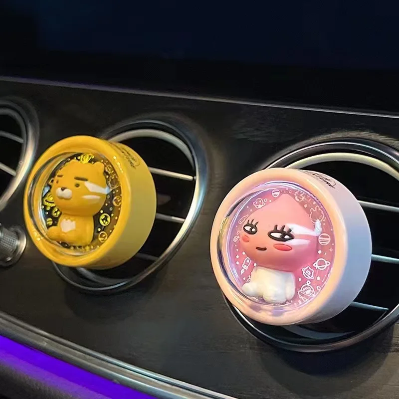 Cute Card Love Aspirazione Magnetica Presa D'Aria Capsula Per Aromaterapia Profumo Luminoso Deodorante Per Ambienti Clip In Silicone Deodorante Per Au