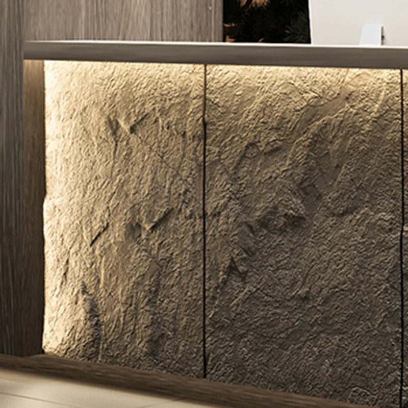 Italian Style Simplicity Reception Desks High-end Designer Hotel Reception Desk Clothing Store Office Furniture Receptionen HBRD