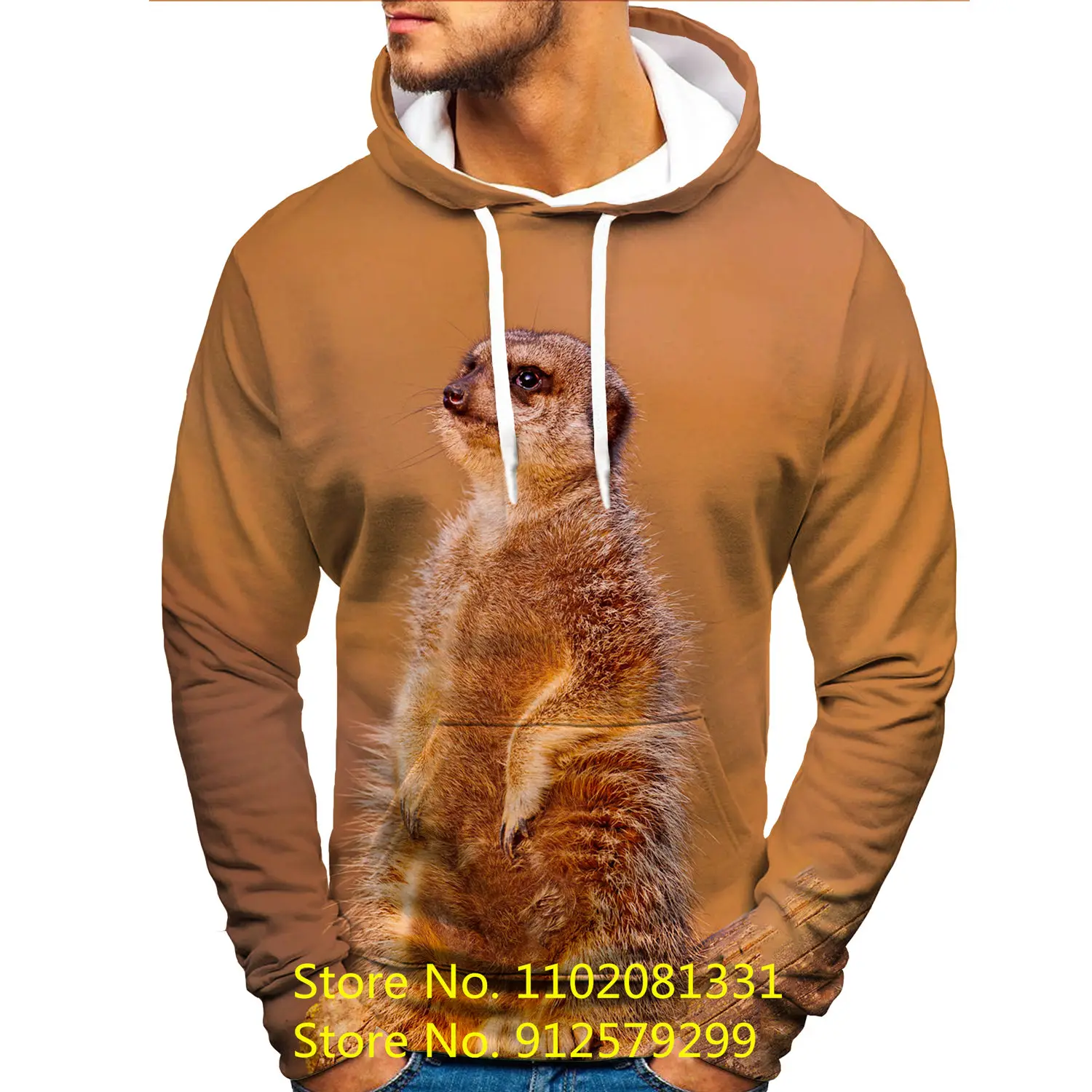 

2023 Novelty Animal Printed Hoodies Men Women Casual 3D Sweatshirt Streetwear Long Sleeve Sport Pullover