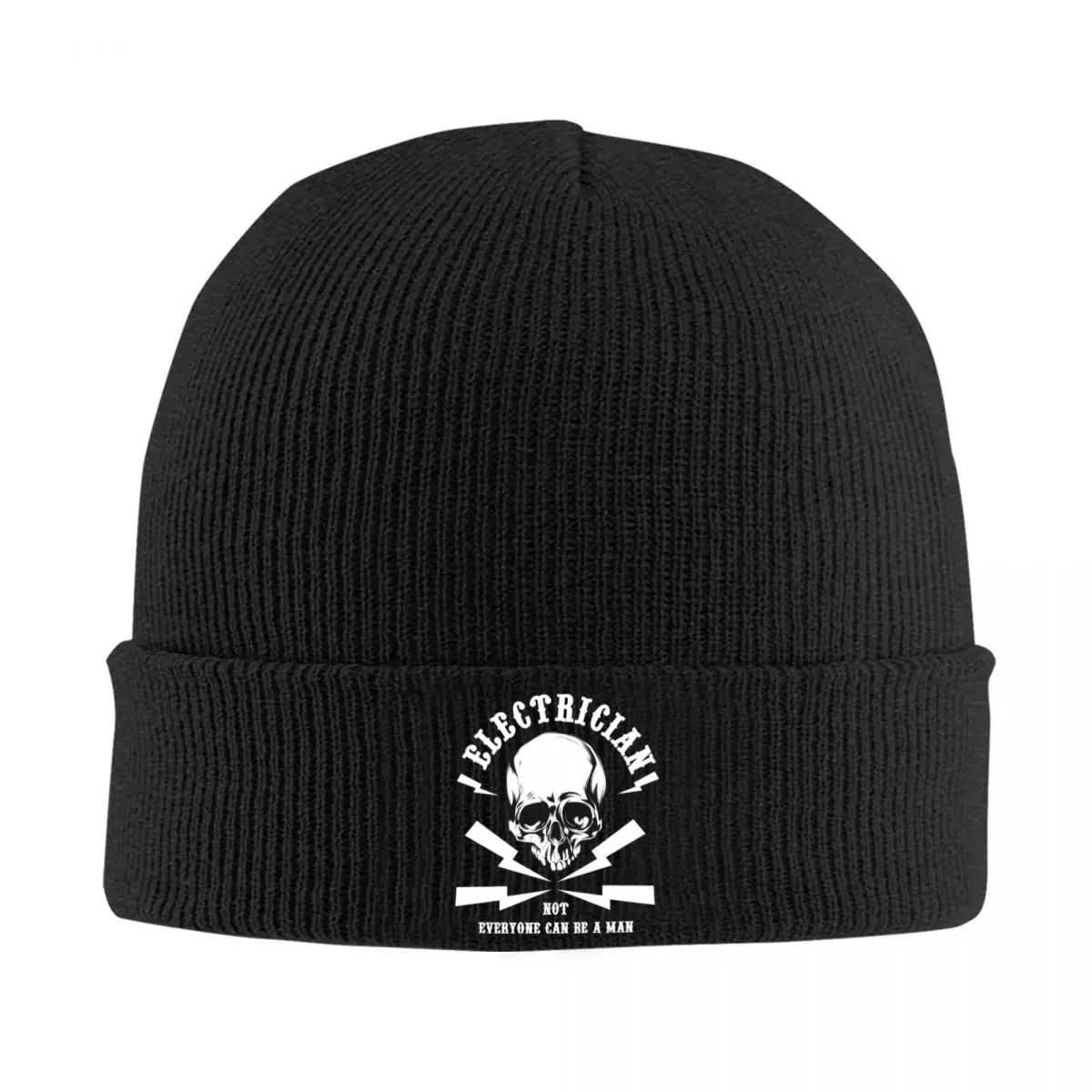 

Funny Electrician Skull Gift Bonnet Hats Hip Hop Knit Hat For Men Winter Warm Electrical Engineer Lineman Skullies Beanies Caps